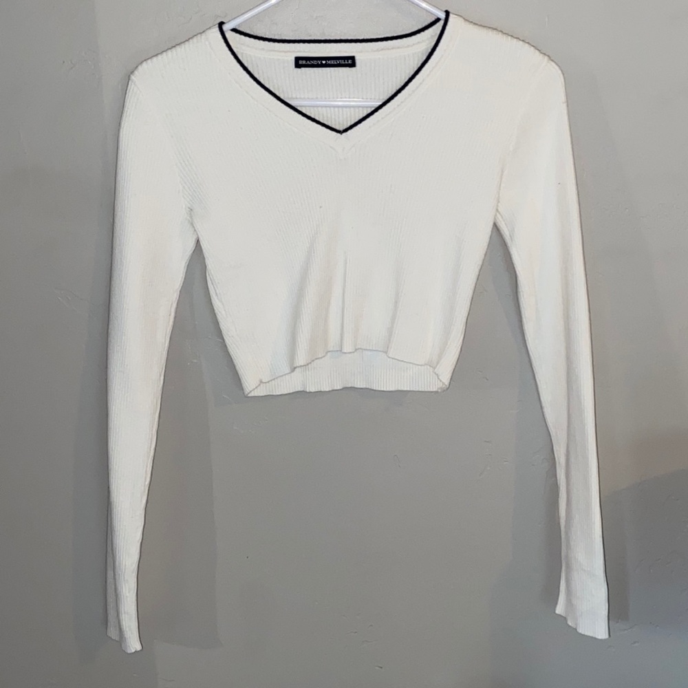 v neck sweater from brandy